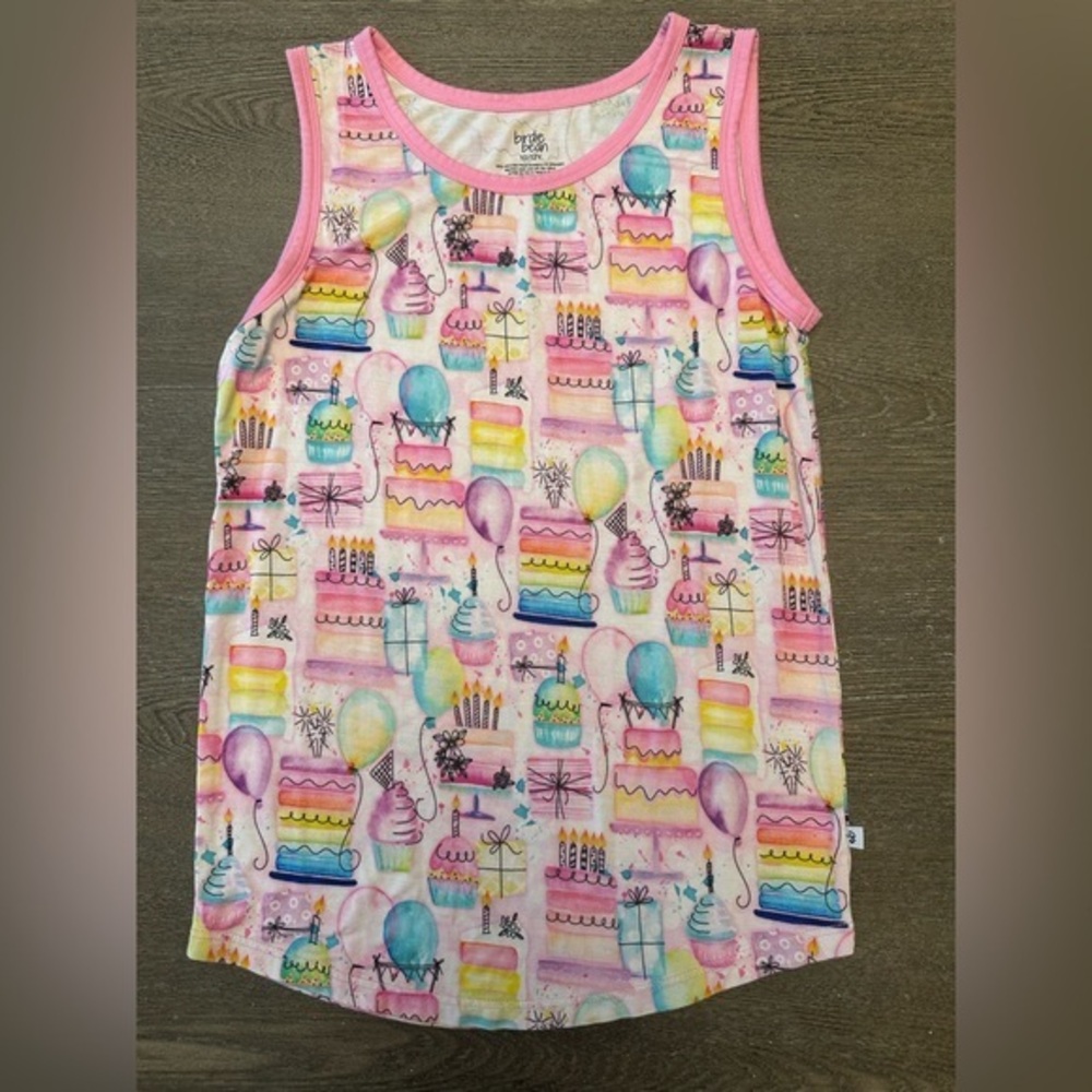 BIRDIE BEAN BAMBOO BIRTHDAY TANK TOP - Size 10/12Y SKU:570